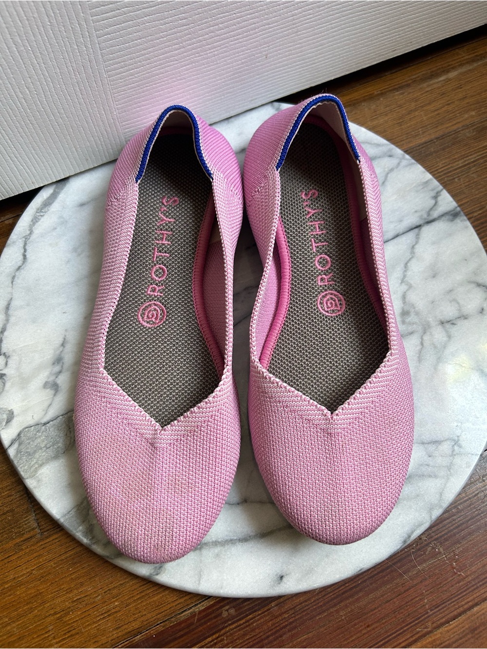 Rothy's Women's Pink Knit Ballet Flats - 7.5